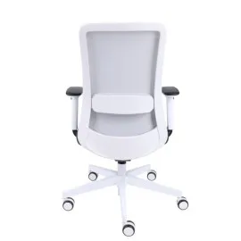 Fotel ergonomiczny NICO WS biały fotel z zagłówkiem Grospol