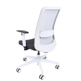 Fotel ergonomiczny NICO WS biały fotel z zagłówkiem Grospol