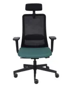Fotel biurowy NICO BS HD Grospol ergonomiczny fotel z zagłówkiem
