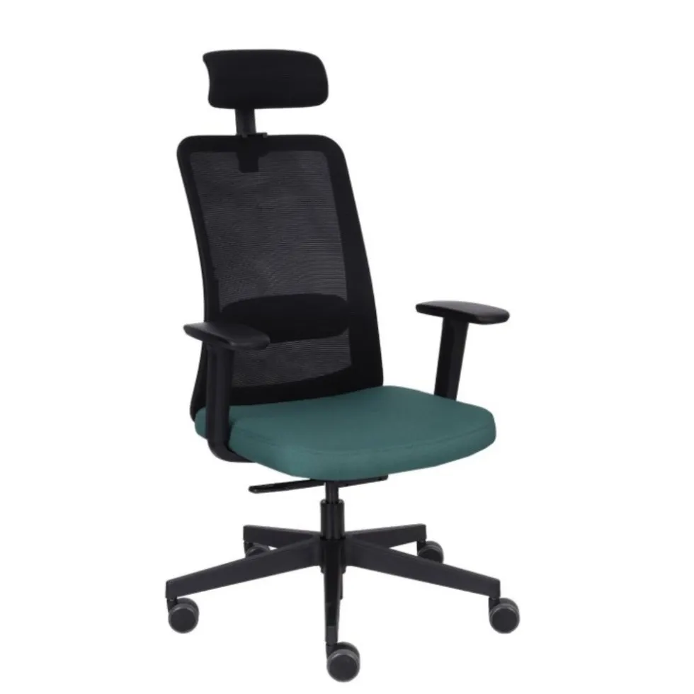 Fotel biurowy NICO BS HD Grospol ergonomiczny fotel z zagłówkiem