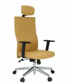 Fotel ergonomiczny TEAM PLUS HD Chrome Grospol