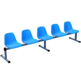 Ławka BETA-5 do poczekalni Nowy Styl 5-osobowa