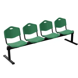 Ławka ISO-4 plastik Nowy Styl – 4‑osobowa do poczekalni