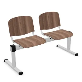 Drewniana ławka ISO-2 WOOD Nowy Styl do poczekalni