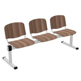 Drewniana ławka ISO-3 wood Nowy Styl do poczekalni