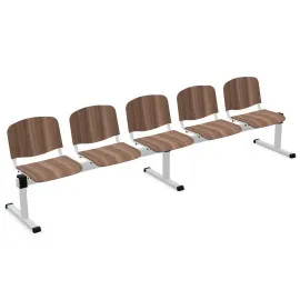 Drewniana ławka ISO-5 WOOD Nowy Styl do poczekalni