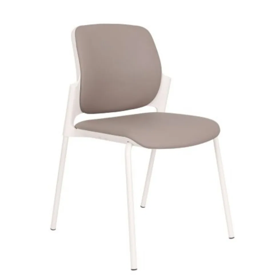 Krzesło ASPEN 4L WT Grospol – białe krzesło konferencyjne