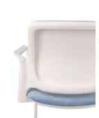 Krzesło ASPEN V WT ARM Grospol – białe krzesło konferencyjne na płozie