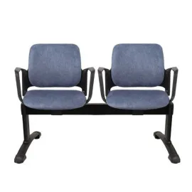 Ławka ASPEN-2 BT ARM nowoczesna ławka do poczekalni z podłokietnikami