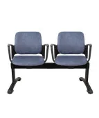 Ławka ASPEN-2 BT ARM nowoczesna ławka do poczekalni z podłokietnikami