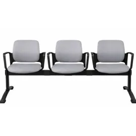 Ławka ASPEN-3 BT ARM nowoczesna ławka do poczekalni z podłokietnikami