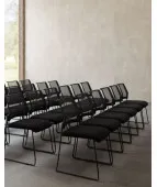 Krzesło REDE Black Grospol – nowoczesne krzesło konferencyjne