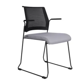 Krzesło REDE Black ARM Grospol – nowoczesne krzesło konferencyjne