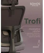 Ergonomiczne krzesło biurowe TROFI MESH HRT Nowy Styl