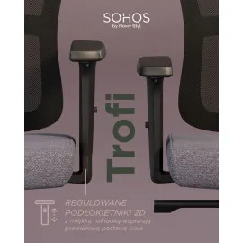 Ergonomiczne krzesło biurowe TROFI MESH HRT Nowy Styl