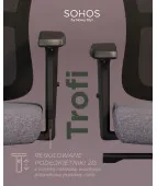 Ergonomiczne krzesło biurowe TROFI MESH HRT Nowy Styl