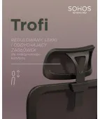 Ergonomiczne krzesło biurowe TROFI MESH HRT Nowy Styl