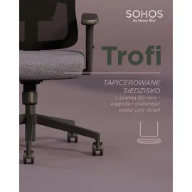 Ergonomiczne krzesło biurowe TROFI MESH HRT Nowy Styl