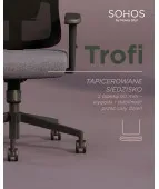 Ergonomiczne krzesło biurowe TROFI MESH HRT Nowy Styl