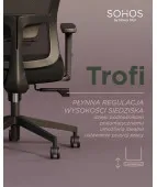 Ergonomiczne krzesło biurowe TROFI MESH HRT Nowy Styl