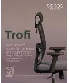 Ergonomiczne krzesło biurowe TROFI MESH HRT Nowy Styl