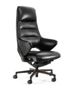 Fotel gabinetowy OMEGA skórzany Unique obrotowy