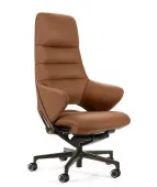 Fotel gabinetowy OMEGA skórzany Unique obrotowy