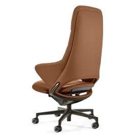 Fotel gabinetowy OMEGA skórzany Unique obrotowy