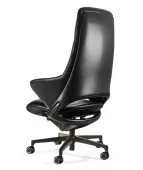 Fotel gabinetowy OMEGA skórzany Unique obrotowy