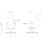 Ergonomiczny fotel biurowy TRIA Unique do gabinetu