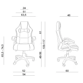 Fotel gamingowy DYNAMIQ V7 Unique – fotel obrotowy