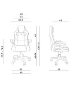 Fotel gamingowy DYNAMIQ V7 Unique – fotel obrotowy
