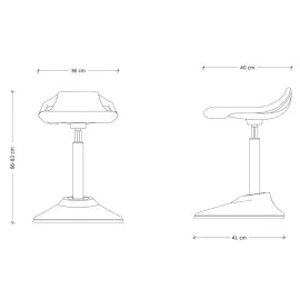 Krzesło specjalistyczne SWINGER z funkcją balansu Unique
