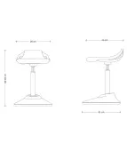 Krzesło specjalistyczne SWINGER z funkcją balansu Unique