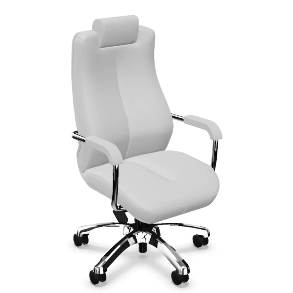 Fotel biurowy SONATA XXL HRU do 150kg Nowy Styl