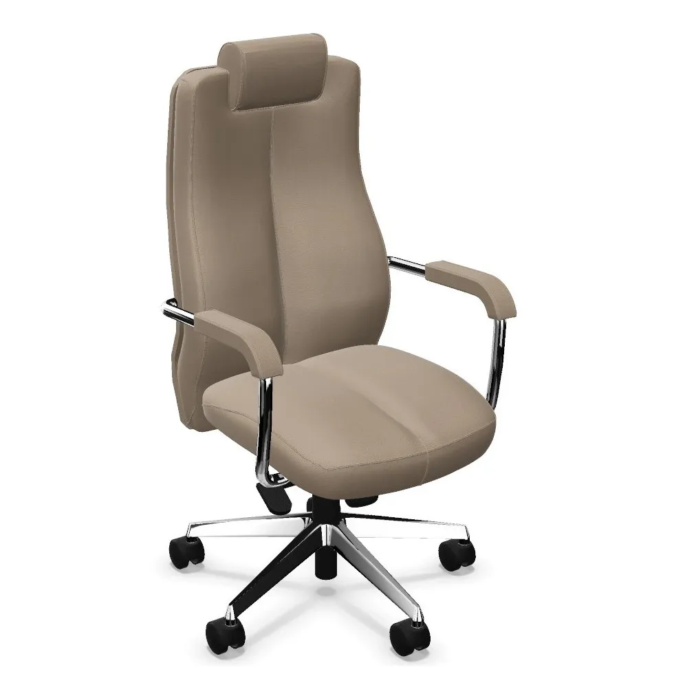 Ergonomiczny fotel SONATA LUX HRU steel28 chrome