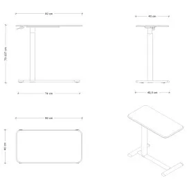 Stolik LAPTOP DESK (17-QC402) Unique stolik pod laptop komputer
