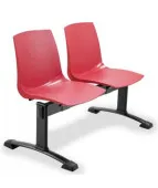 Nowoczesna ławka ARI-2 do poczekalni z trwałą stalową ramą