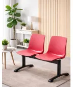 Nowoczesna ławka ARI-2 do poczekalni z trwałą stalową ramą