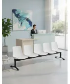 Nowoczesna Ławka ARI-5 do Poczekalni z Metalową Ramą