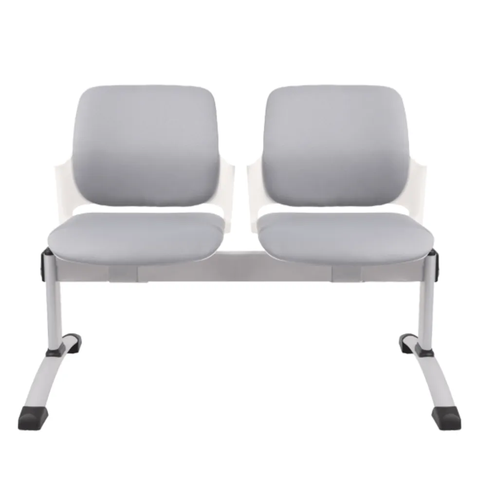 Ławka ASPEN-2 WT Grospol biała ławka do poczekalni