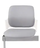 Ławka ASPEN-2 WT Grospol biała ławka do poczekalni