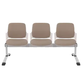 Ławka ASPEN-3 WT Grospol biała ławka do poczekalni do przychodni