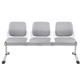 Ławka ASPEN-3 WT Grospol biała ławka do poczekalni do przychodni