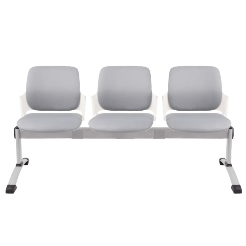 Ławka ASPEN-3 WT Grospol biała ławka do poczekalni do przychodni