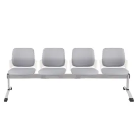 Ławka ASPEN-4 WT Grospol biała ławka do poczekalni do przychodni