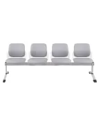 Ławka ASPEN-4 WT Grospol biała ławka do poczekalni do przychodni