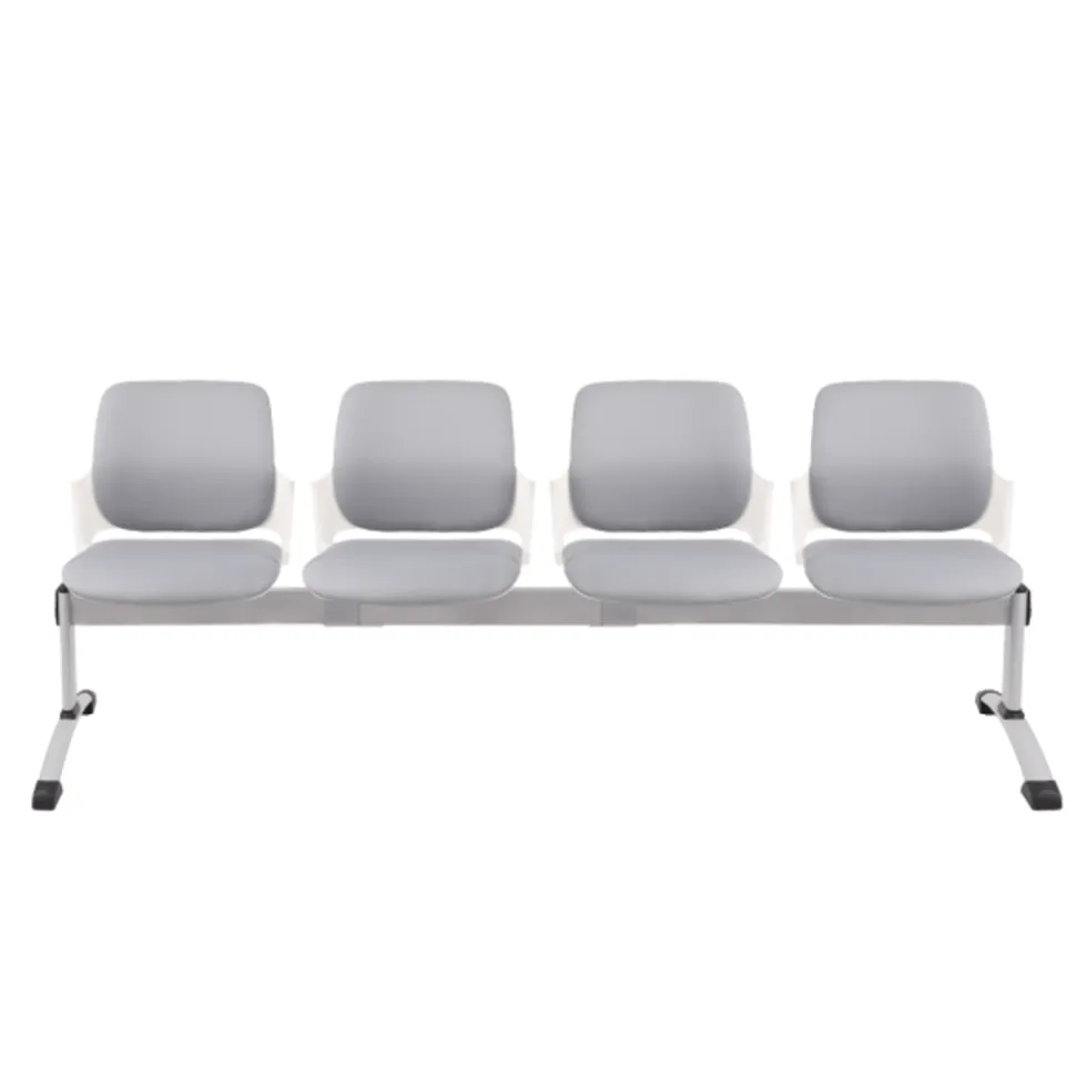 Ławka ASPEN-4 WT Grospol biała ławka do poczekalni do przychodni