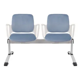 Ławka ASPEN-2 WT ARM Grospol biała ławka do poczekalni