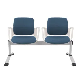 Ławka ASPEN-2 WT ARM Grospol biała ławka do poczekalni